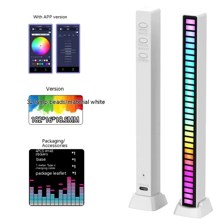 3D Dual-Sided RGB Music Sync Light