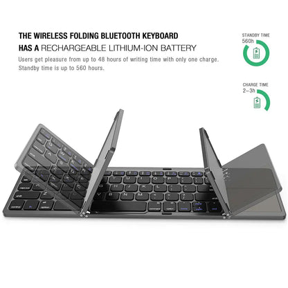 Mini Wireless Folding Keyboard - BO33