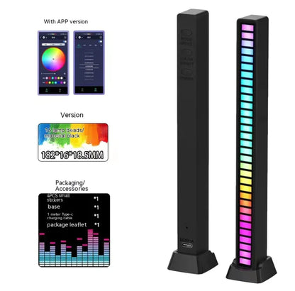 3D Dual-Sided RGB Music Sync Light